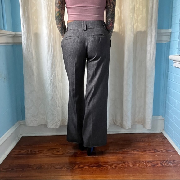 Elevenses Gray Wide-Leg Trousers Anthropologie - Picture 6 of 6